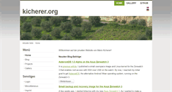 Desktop Screenshot of kicherer.org